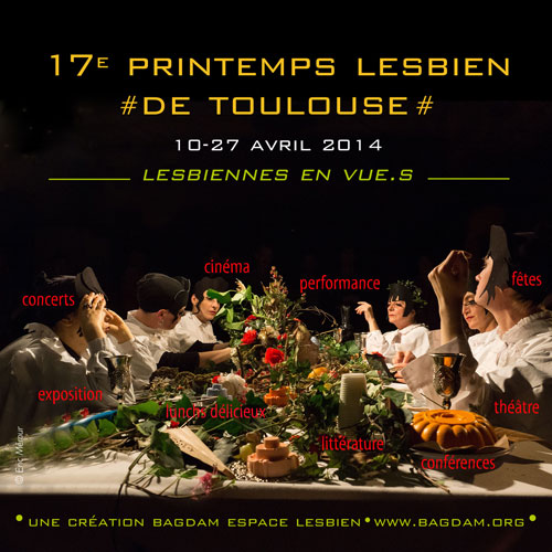 Affiche 17e Printemps lesbien de Toulouse - 2014